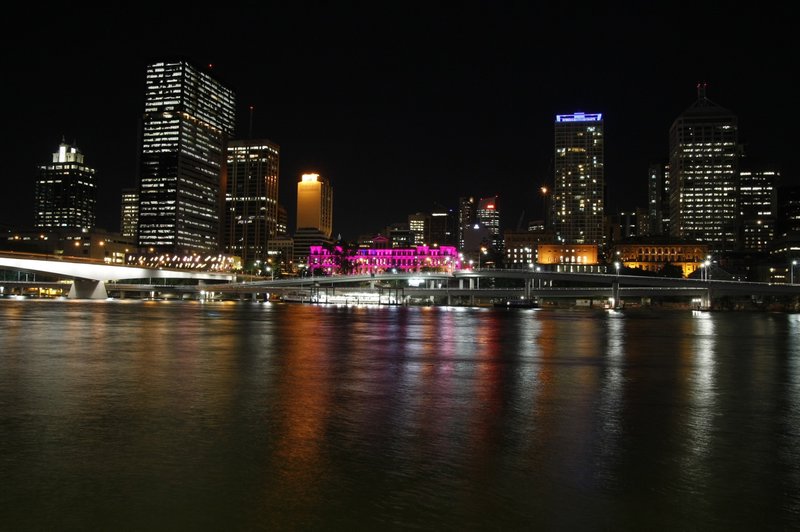 Brisbane City View from the South Bank
