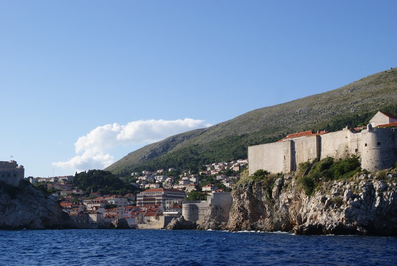 Dubrovnik view from th esea