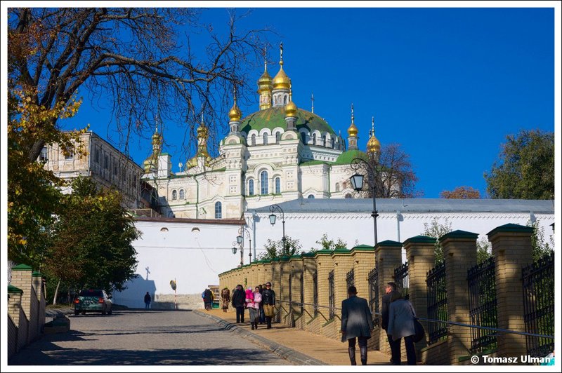 View of Upper Lavra from Lower Lavra