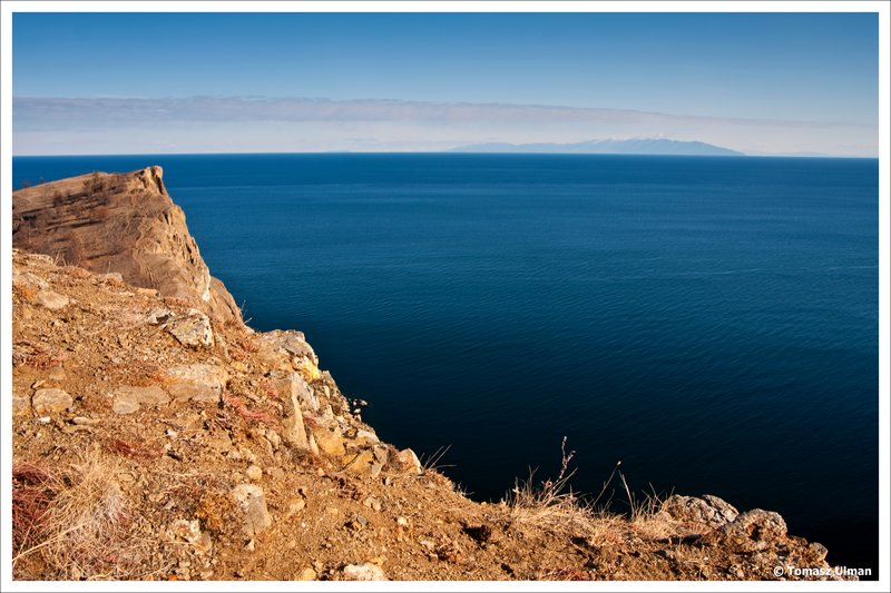 view over Baikal from Khoby Cape