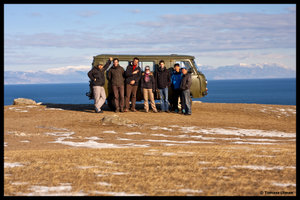 Group photo by the Russian Jeep ;-)