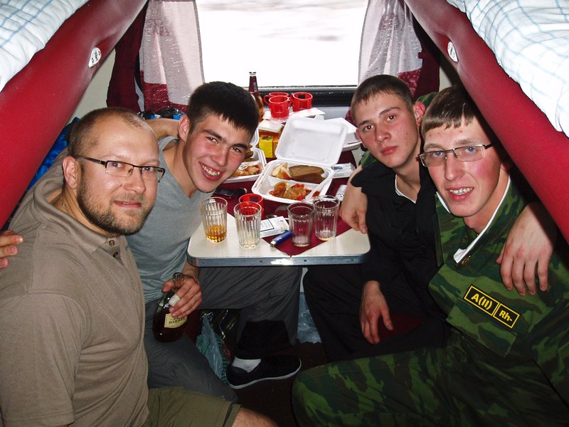Tomek and army boys