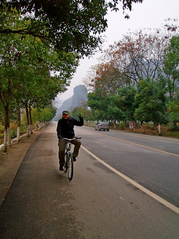 cycling in Yangshuo