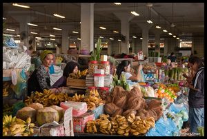 market in Sandakan