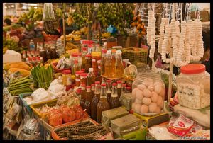 market in Sandakan