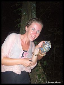 with small coconut crab