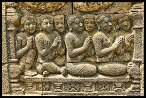 detail of the Borobodur Temple