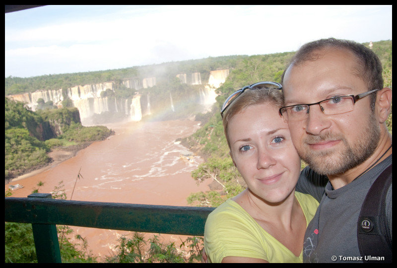 Us and Iguacu Falls