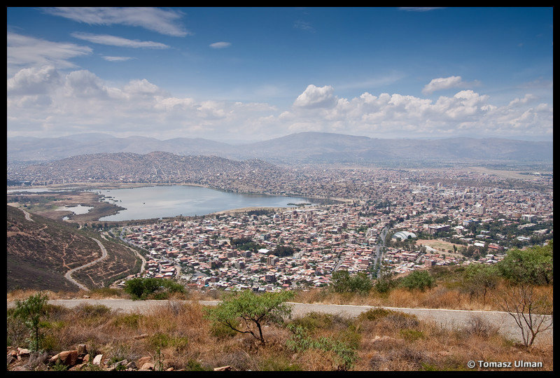 the view of Cochabamba