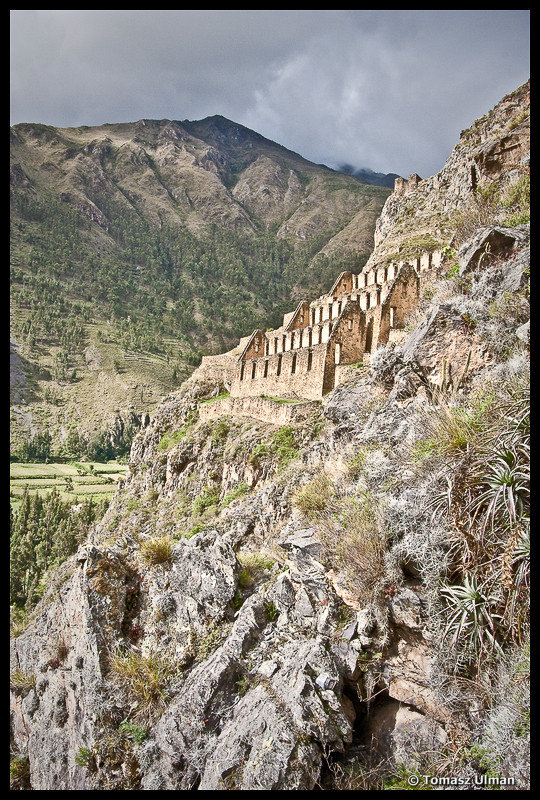 Inca temples in Ollantaytambo