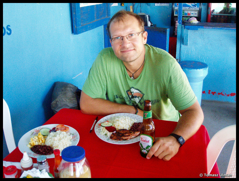our first meal in Nicaragua