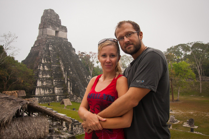 Us in Tikal