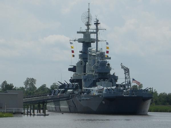 Battleship North Carolina (minus seagull)