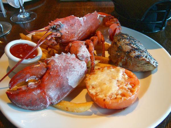 Now that is surf and turf!