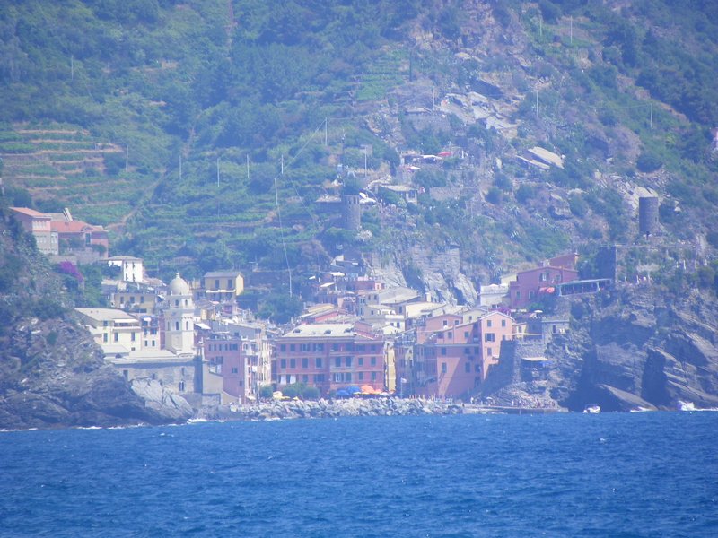 Vernazza from a Monterosso
