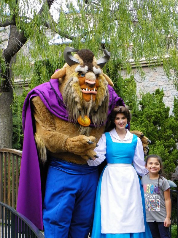 Belle and Beast (and random child)