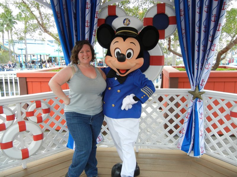 I finally met Mickey!
