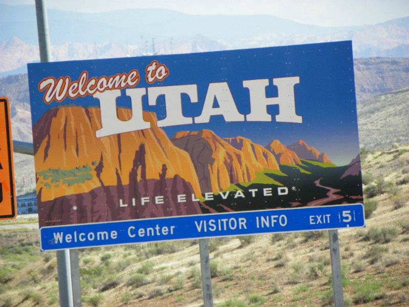 Now entering Utah