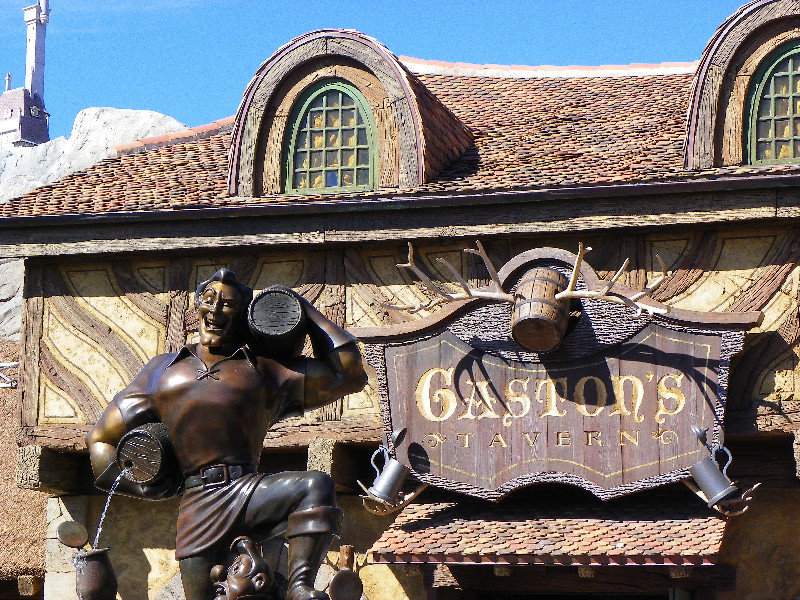 Gaston's Tavern and Statue