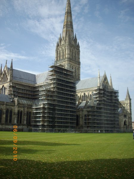 Salisbury Cathederal - cleaning