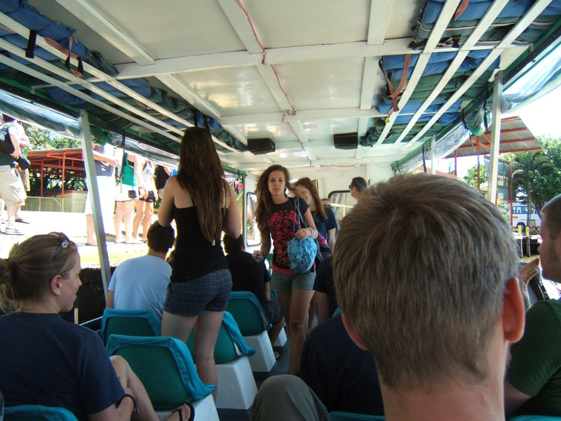 inside of the boat
