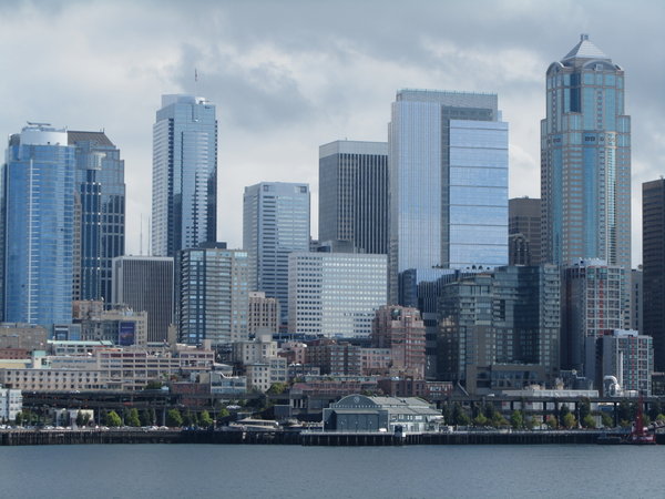 View of Seattle from the ferry