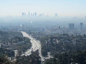View of LA from above
