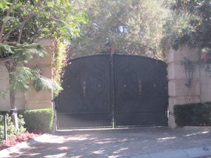 Michael Jackson's house... or should I say gate!