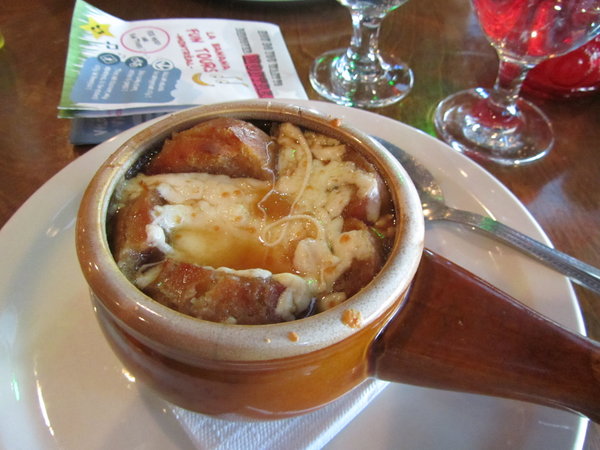 Yummy French onion soup