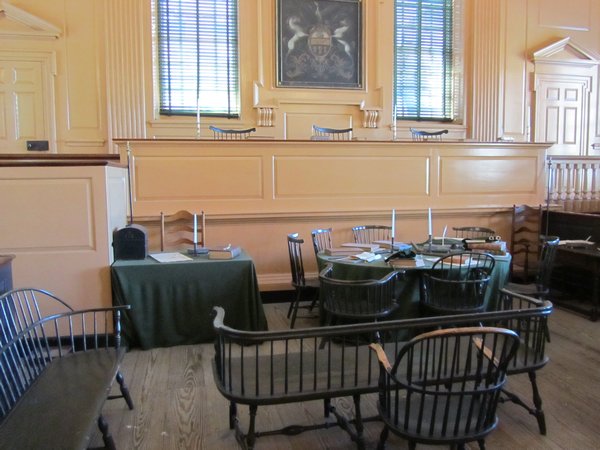 Inside Independence Hall