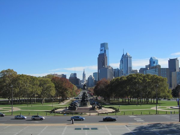 Beautiful Philly skyline