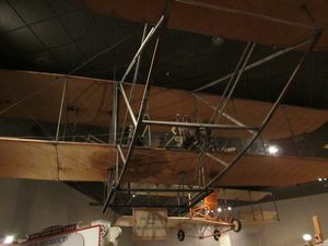 The Wright Brothers' first flying contraption