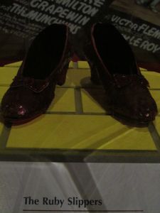 The infamous Ruby Slippers for you Wizard of Oz fans