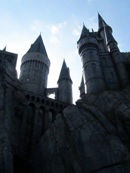 Imposing Hogwarts Castle