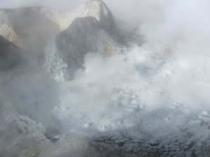 Stunning bubbling geysers