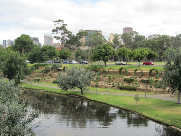 Lots of greenery in Adelaide