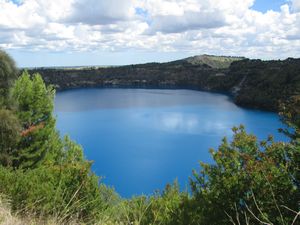 The Blue lake in all of its glory