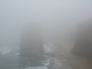 The foggy 12 Apostles