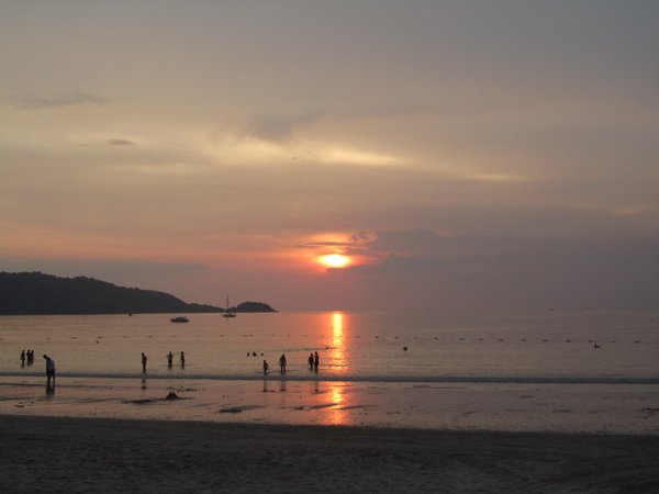 A beautiful sunset in Phuket