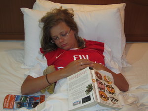 Poor Alexa 'staying up' for another late night Arsenal match!