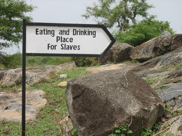 Eating and Drinking Place for the Slaves