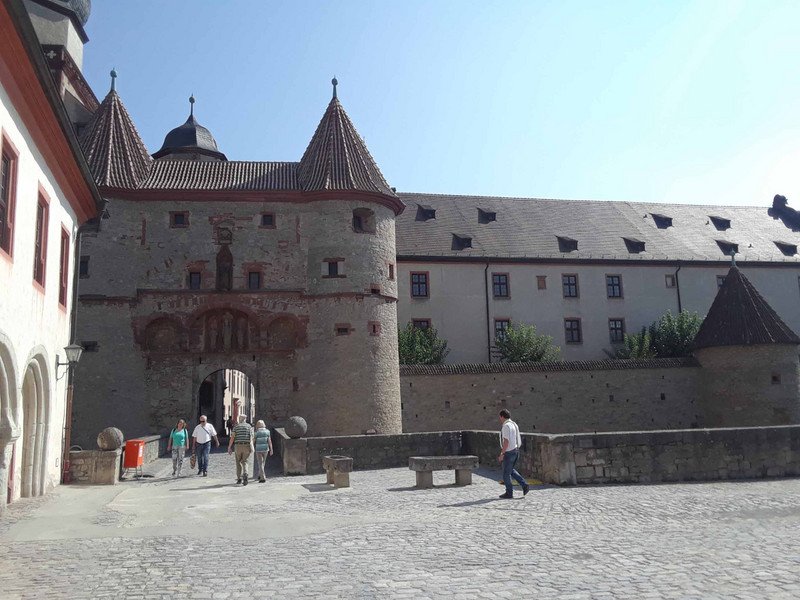 Gate to fortress courtyard