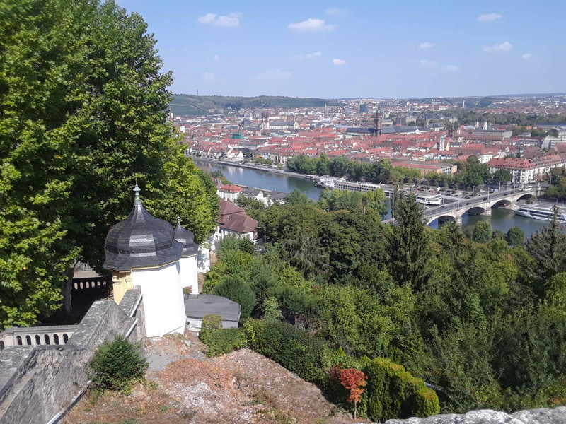 View of Wurzburg from Kapelle