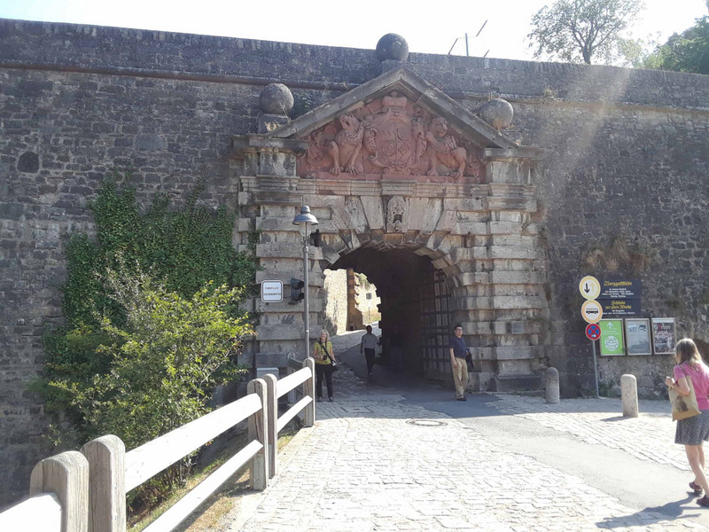 Main entrance to fortress
