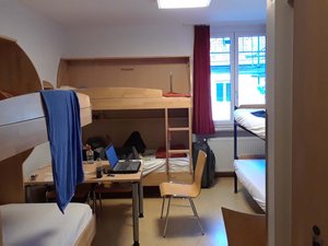 Our room at the hostel in Innsbruck
