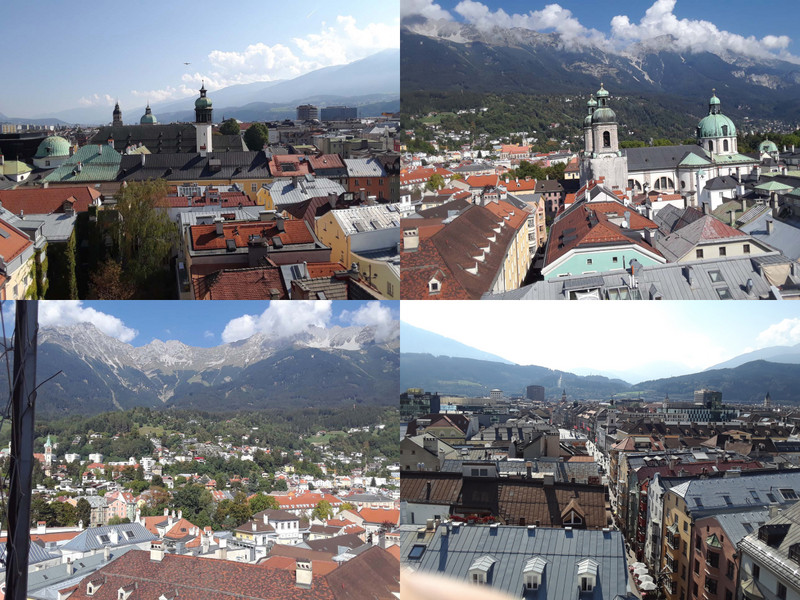 4 Images from the top of the StadtTurm