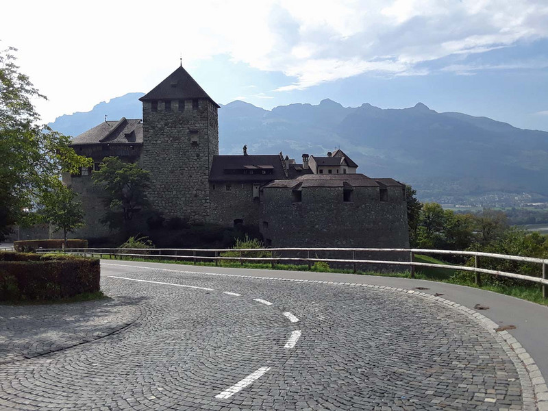 Schloss Valduz from road above