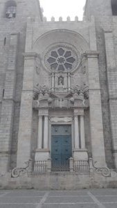Porto Cathedral Door, Pilgrim's Side