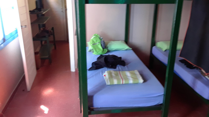 My bunk at the albergue 