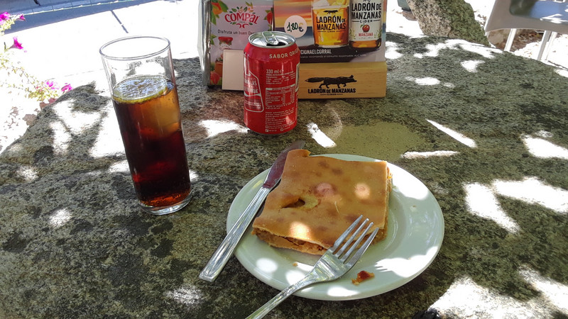 My lunch at La Pousada